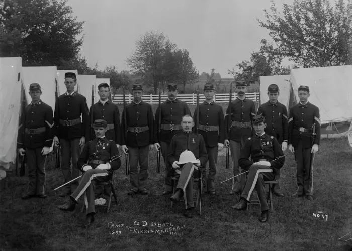 Framed Print : Co. D. 2d Batl. 1893. Creator: Unknown Framed Print : Co. D. 2d Batl. 1893. Creator: Unknown