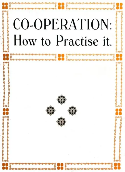 Framed Print : Co-Operation: How to Practise It, 1919