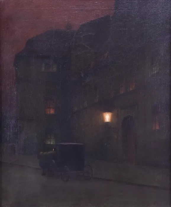 Framed Print : The coach, c. 1900. Artist: Schikaneder, Jakub (1855-1924) Framed Print : The coach, c. 1900. Artist: Schikaneder, Jakub (1855-1924)