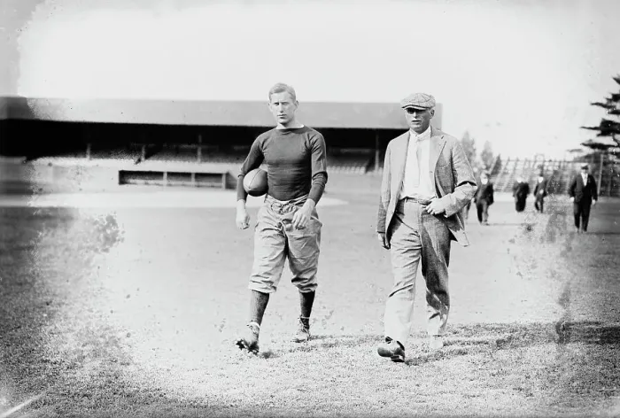 Framed Print : Coach Jones - Yale - Trainer Mack, 1913. Creator: Bain News Service Framed Print : Coach Jones - Yale - Trainer Mack, 1913. Creator: Bain News Service