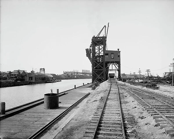 Coal dumping plant, Conneaut, Ohio, ca 1900. Creator: Unknown