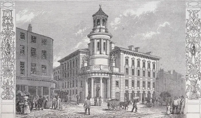 Framed Print : Coal Exchange, London, 1849 Framed Print : Coal Exchange, London, 1849