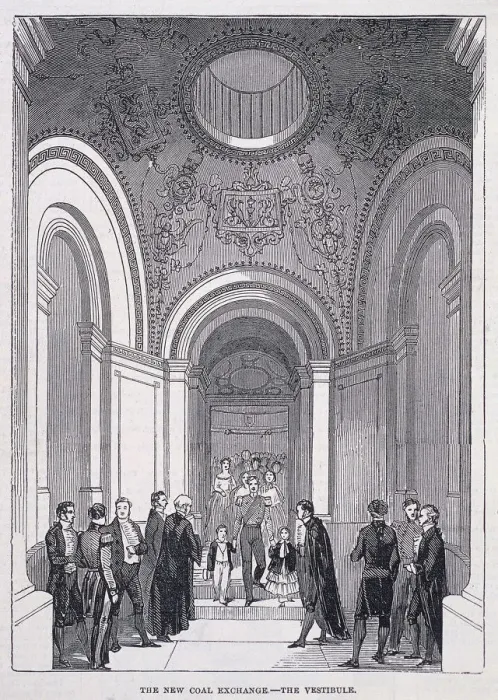 Framed Print : Coal Exchange, London, 1849 Framed Print : Coal Exchange, London, 1849