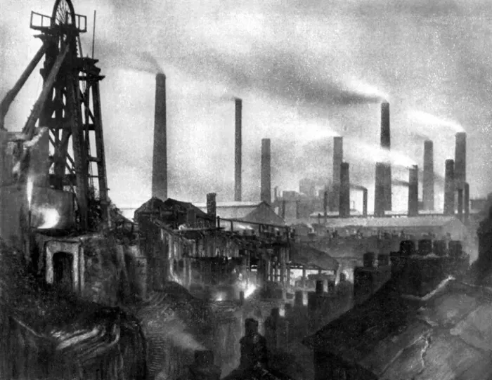 Framed Print : Coal and iron production, 1926. Artist: Edgar & Winifred Ward Framed Print : Coal and iron production, 1926. Artist: Edgar & Winifred Ward
