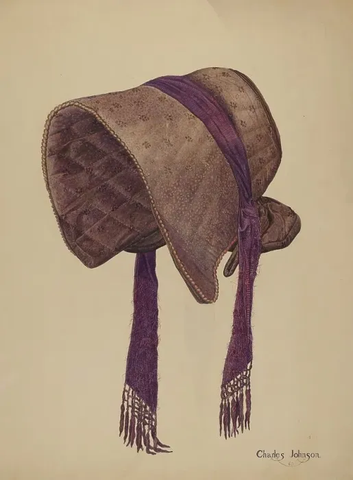 Framed Print : Coal Scuttle Bonnet, 1940. Creator: Charles Johnson Framed Print : Coal Scuttle Bonnet, 1940. Creator: Charles Johnson