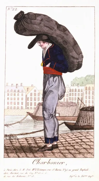 Framed Print : Coalman, 1826 Framed Print : Coalman, 1826