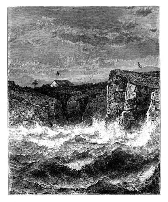 Framed Print : On the Coast, Angola, 19th century. Artist: T Weber Framed Print : On the Coast, Angola, 19th century. Artist: T Weber