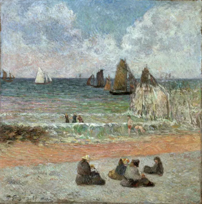 Framed Print : Coast at Dieppe Framed Print : Coast at Dieppe