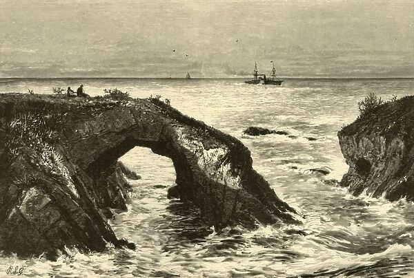 Coast of Mendocino, 1872. Creator: J. G. Smithwick