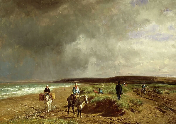 Coast near Villers, c1859. Creator: Constant Troyon