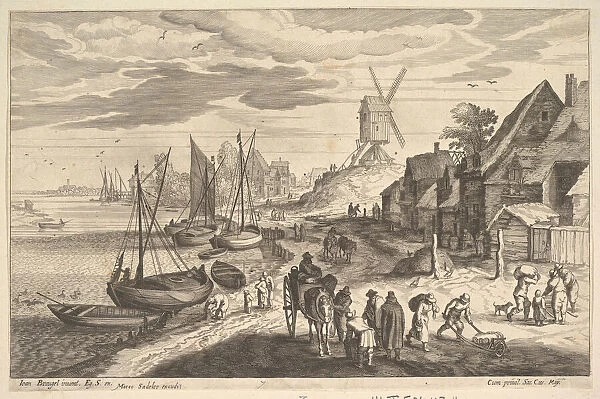 Coast Scene with a Windmill. n. d. Creator: Aegidius Sadeler II