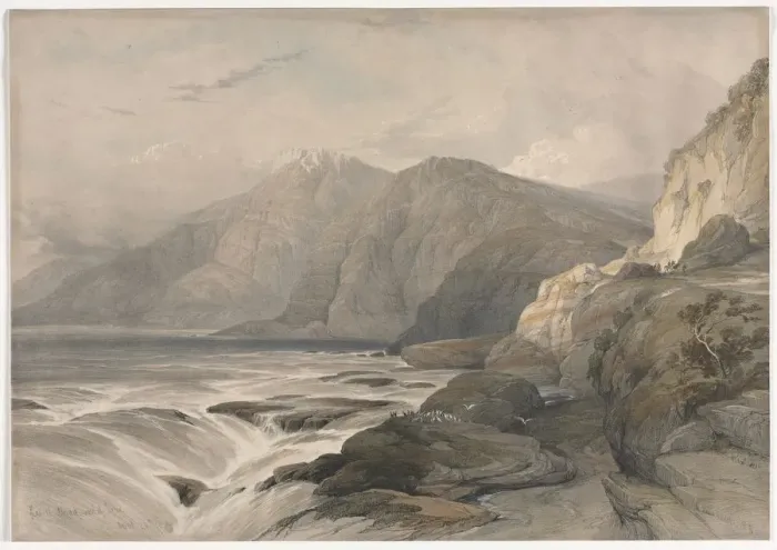 Framed Print : Coast of Syria, 1839. Creator: David Roberts (British, 1796-1864) Framed Print : Coast of Syria, 1839. Creator: David Roberts (British, 1796-1864)