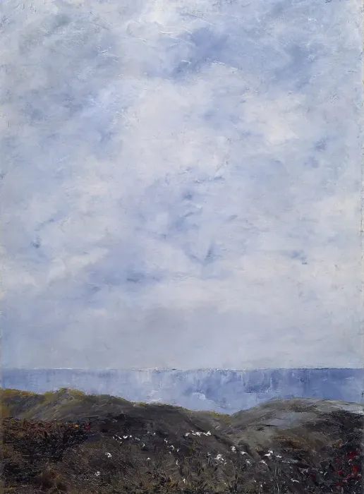 Framed Print : Coastal Landscape, 1903. Creator: August Strindberg Framed Print : Coastal Landscape, 1903. Creator: August Strindberg