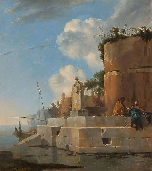 A Coastal Ruin in Italy, 1640-1652. Creator: Jan Asselijin