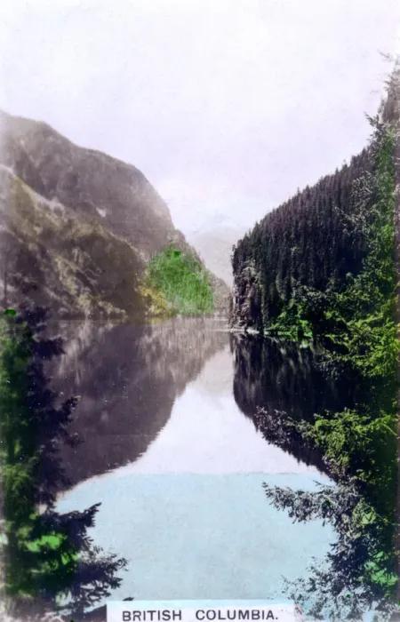 Framed Print : Coastal scene, British Columbia, Canada, c1920s. Artist: Cavenders Ltd Framed Print : Coastal scene, British Columbia, Canada, c1920s. Artist: Cavenders Ltd