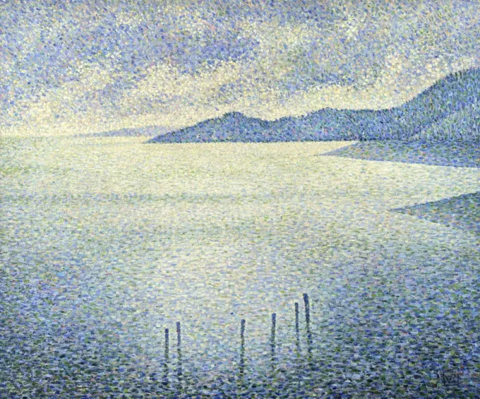 Framed Print : Coastal Scene, c. 1892-1893. Artist: Rysselberghe, Theo van (1862-1926) Framed Print : Coastal Scene, c. 1892-1893. Artist: Rysselberghe, Theo van (1862-1926)