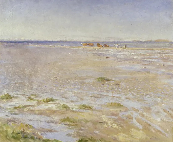Framed Print : Coastal Scene. Motif from Varberg, 1892. Creator: Nils Kreuger Framed Print : Coastal Scene. Motif from Varberg, 1892. Creator: Nils Kreuger