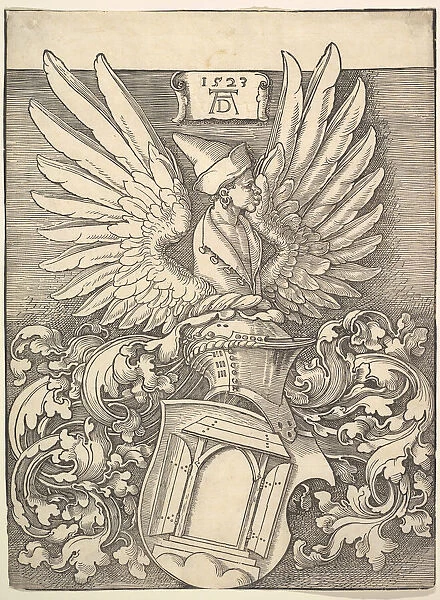 Coat of Arms of Albrecht Dürer, 1523. Creator: Albrecht Durer