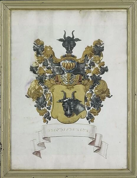 The coat of arms of Jacob Feitama II (1698-1774), 1725-1774. Creator: Anon