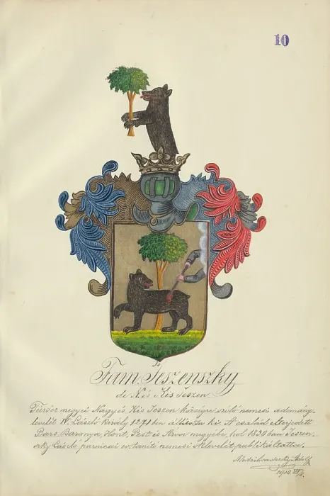 Framed Print : Coat of arms of the Jesenska family, 1904-1910. Creator: Adolf Medzihradsky Framed Print : Coat of arms of the Jesenska family, 1904-1910. Creator: Adolf Medzihradsky
