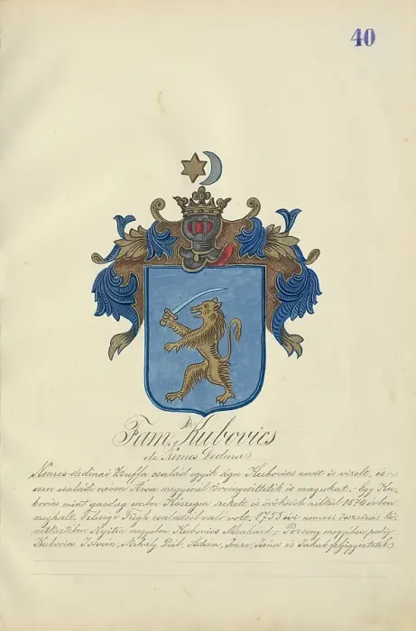 Framed Print : Coat of arms of the Kubovicova family, 1904-1910. Creator: Adolf Medzihradsky Framed Print : Coat of arms of the Kubovicova family, 1904-1910. Creator: Adolf Medzihradsky