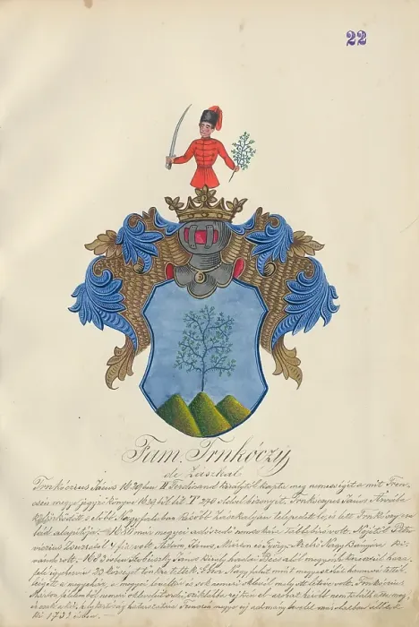 Framed Print : Coat of arms of the Trnkoczy family, 1904-1910. Creator: Adolf Medzihradsky Framed Print : Coat of arms of the Trnkoczy family, 1904-1910. Creator: Adolf Medzihradsky