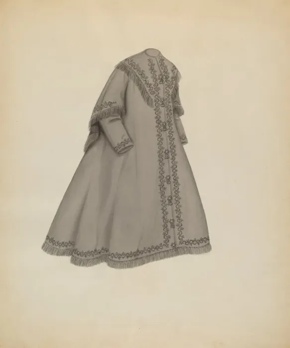 Framed Print : Coat, c. 1937. Creator: Mina Greene Framed Print : Coat, c. 1937. Creator: Mina Greene