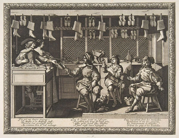 The Cobbler (Le Savetier), ca. 1632-33. Creator: Abraham Bosse