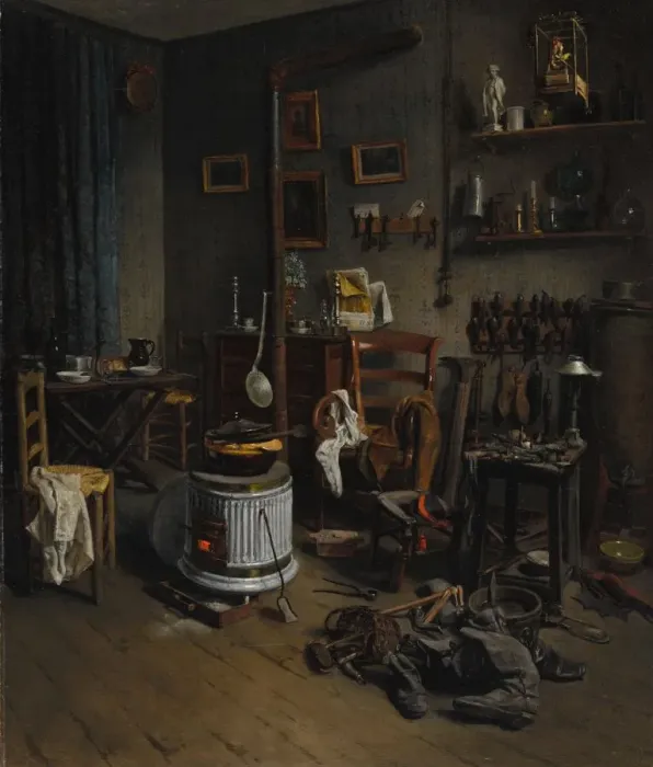 Framed Print : Cobblers Quarters, 1860s. Creator: Jean-Alphonse Duplessy (French, 1817-aft 1872) Framed Print : Cobblers Quarters, 1860s. Creator: Jean-Alphonse Duplessy (French, 1817-aft 1872)