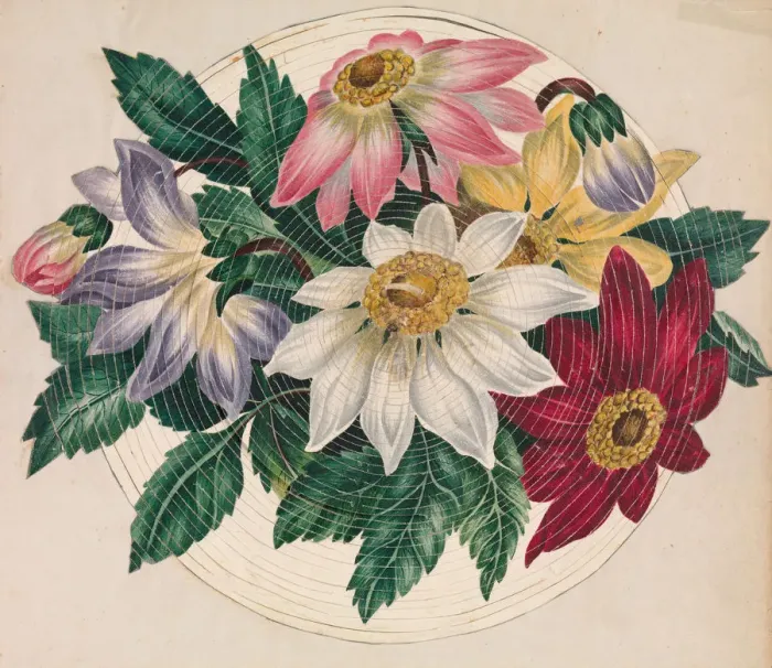 Framed Print : Cobweb Valentine, 1810-30. Creator: Anon Framed Print : Cobweb Valentine, 1810-30. Creator: Anon