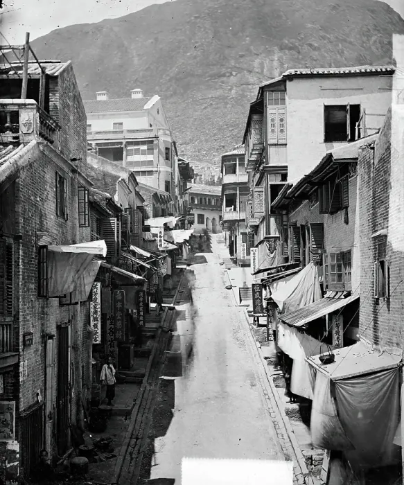 Framed Print : Cochrane Street, Hong Kong, 1868 / 1871. Creator: John Thomson Framed Print : Cochrane Street, Hong Kong, 1868 / 1871. Creator: John Thomson