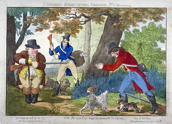 Cockney Sportsmen Finding, Part 1. Morning, 1800