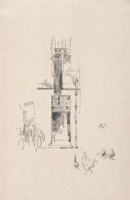 Framed Print : Cocks and Hens, Hotel Colbert, 1891. Creator: James McNeill Whistler (American, 1834-1903) Framed Print : Cocks and Hens, Hotel Colbert, 1891. Creator: James McNeill Whistler (American, 1834-1903)