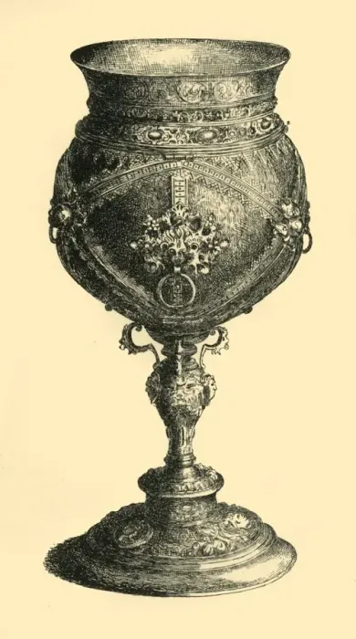 Framed Print : Coconut cup, c1585, (1881). Creator: Js Goepel Framed Print : Coconut cup, c1585, (1881). Creator: Js Goepel