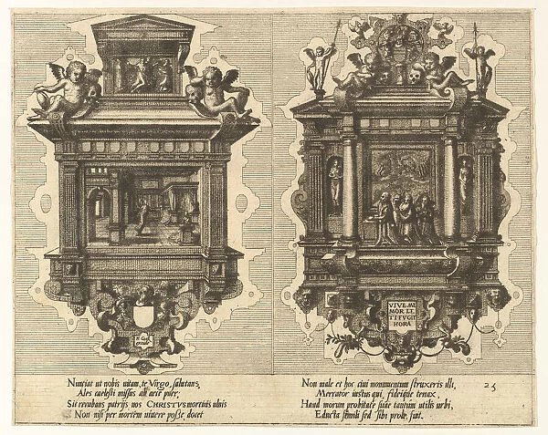 Cœnotaphiorum (25), 1563. Creators: Johannes van Doetecum I, Lucas van Doetecum