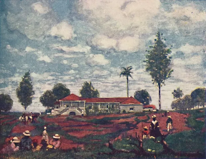 Framed Print : A Coffee Fazenda, 1916. Artist: As Forrest Framed Print : A Coffee Fazenda, 1916. Artist: As Forrest