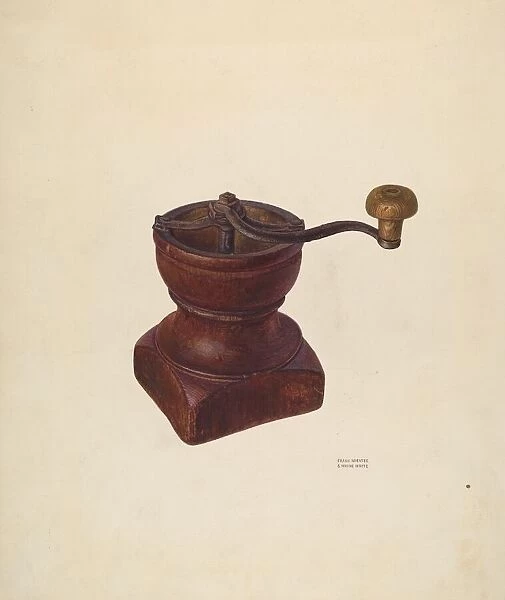 Coffee Grinder, c. 1940. Creator: Frank McEntee