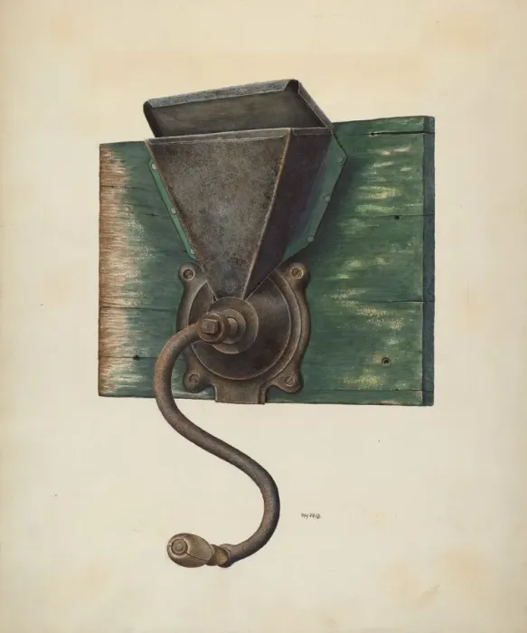 Framed Print : Coffee Mill, c. 1948. Creator: Ray Price Framed Print : Coffee Mill, c. 1948. Creator: Ray Price