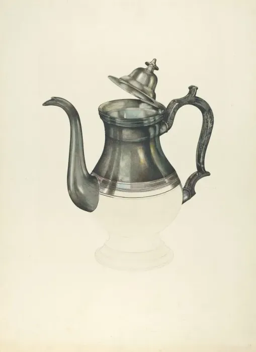 Framed Print : Coffee Pot, 1935 / 1942. Creator: John Thorsen Framed Print : Coffee Pot, 1935 / 1942. Creator: John Thorsen