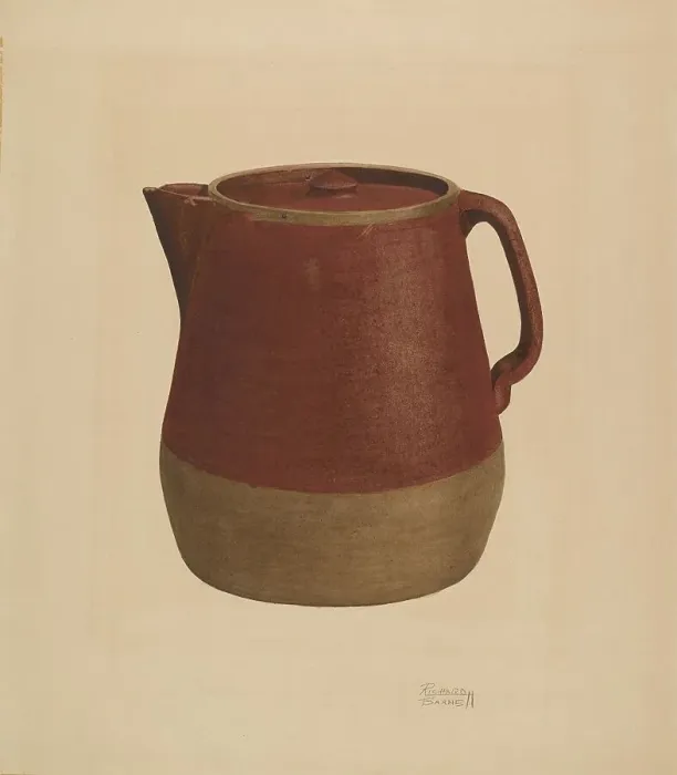 Framed Print : Coffee Pot, c. 1938. Creator: Richard Barnett Framed Print : Coffee Pot, c. 1938. Creator: Richard Barnett