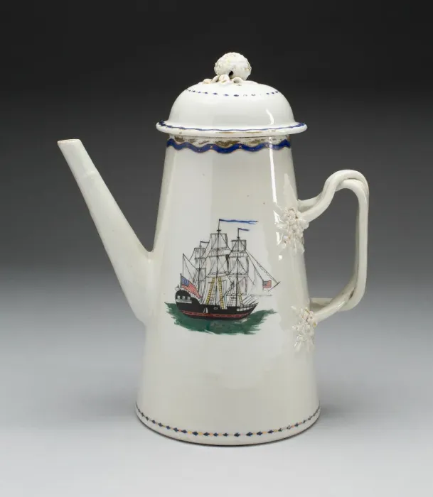 Framed Print : Coffee Pot with Lid, 1790 / 1800. Creator: Unknown Framed Print : Coffee Pot with Lid, 1790 / 1800. Creator: Unknown