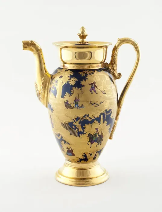Framed Print : Coffee Pot, Paris, c. 1820. Creator: Denuelle Porcelain Manufactory Framed Print : Coffee Pot, Paris, c. 1820. Creator: Denuelle Porcelain Manufactory