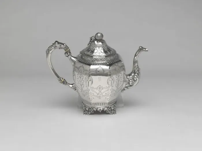 Framed Print : Coffee Pot (part of a set), 1852 / 64. Creator: J. T. and E. M. Edwards Framed Print : Coffee Pot (part of a set), 1852 / 64. Creator: J. T. and E. M. Edwards