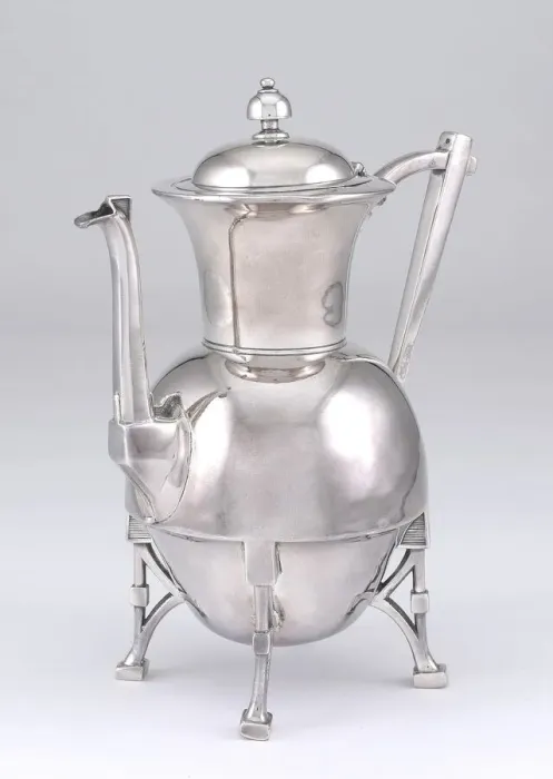 Framed Print : Coffee pot or teapot, 1870 / 73. Creator: Webster Manufacturing Company Framed Print : Coffee pot or teapot, 1870 / 73. Creator: Webster Manufacturing Company