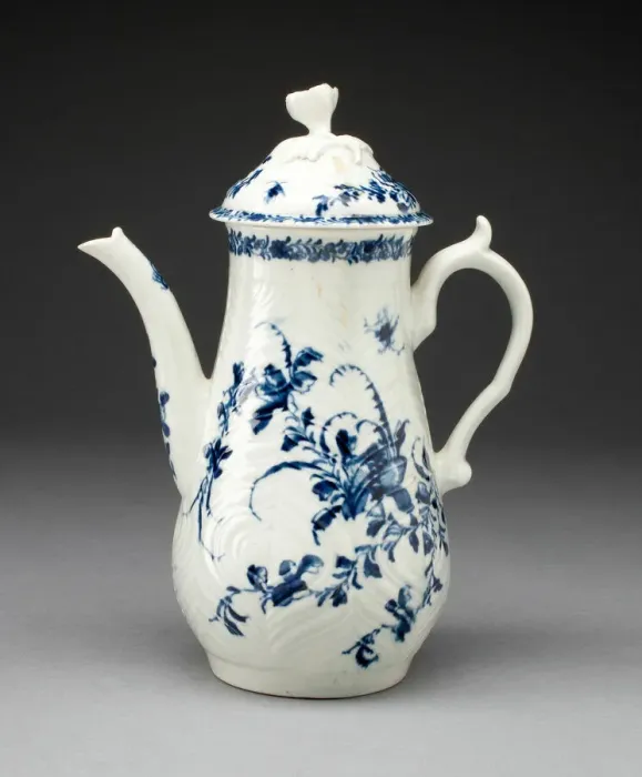 Framed Print : Coffee Pot, Worcester, c. 1760. Creator: Royal Worcester