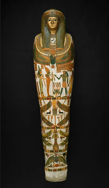 Coffin and Mummy of Paankhenamun, Thebes, Third Intermediate Period, Dynasty 22