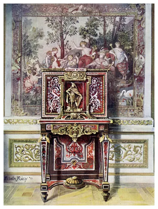 Framed Print : Coffret de mariage boulle, 1910. Artist: Edwin Foley Framed Print : Coffret de mariage boulle, 1910. Artist: Edwin Foley
