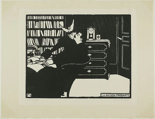 The Cogent Reason, plate four from Intimacies, 1898. Creator: Félix Vallotton
