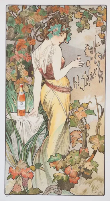 Framed Print : Cognac Bisquit, ca 1899. Creator: Mucha, Alfons Marie (1860-1939) Framed Print : Cognac Bisquit, ca 1899. Creator: Mucha, Alfons Marie (1860-1939)