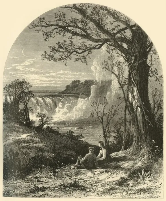 Framed Print : Cohoes Falls, 1874. Creator: John Karst Framed Print : Cohoes Falls, 1874. Creator: John Karst